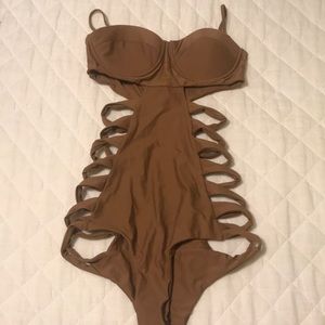 Fun strappy one piece!